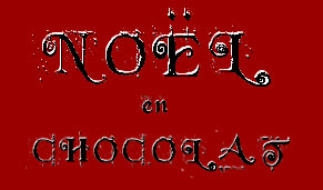 Noël-en-Chocolat, spectacles de noël pour enfants, le logo de la compagnie.