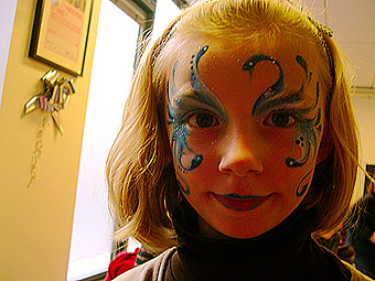 maquillage enfant pour noël féérique